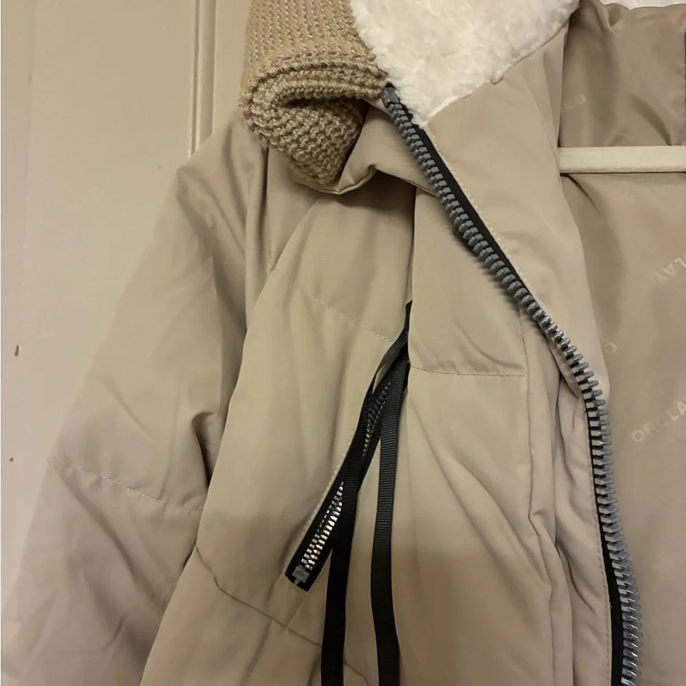 Orolay Light Tan Puffer Jacket Quilted Insulated Size Small - Picture 5 of 11